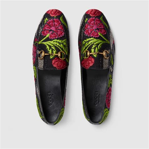 gucci brocade loafers